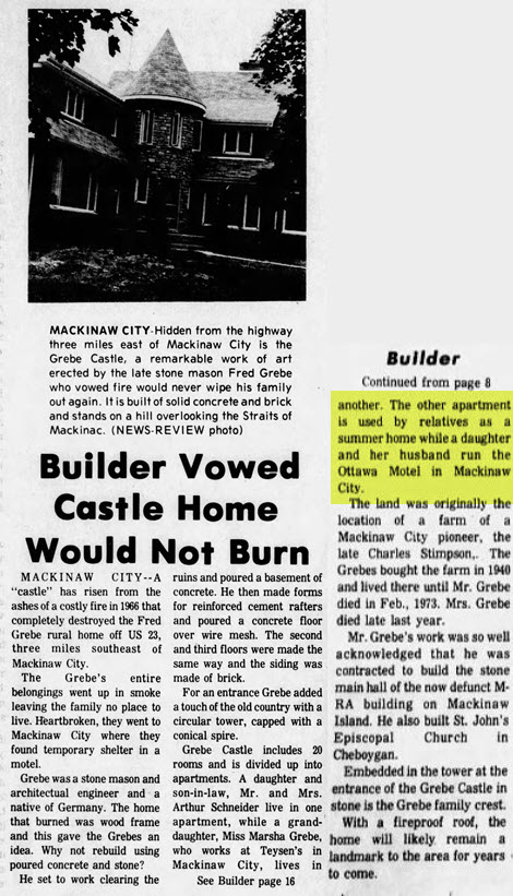 Ottawa Motel - July 28 1975 Article (newer photo)